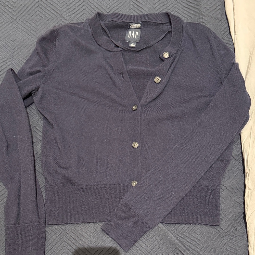 GAP Women's Dark Blue Cardigan